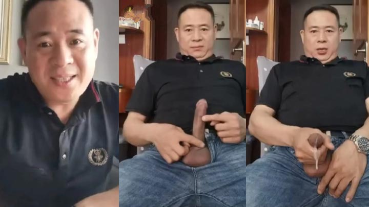 大粗屌帅大叔玩射