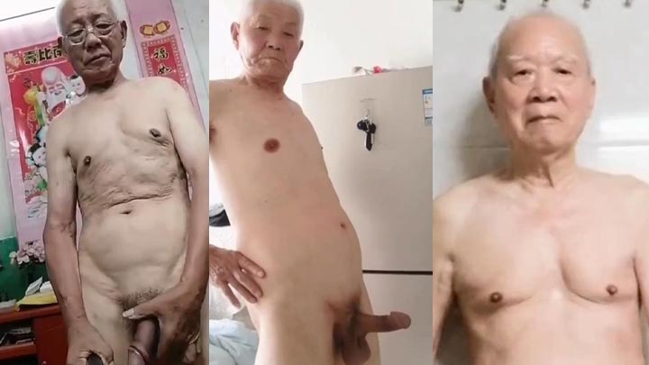 四个大鸡巴帅老头玩自拍