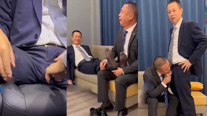 好红的正装大吊帅叔mb激情玩1